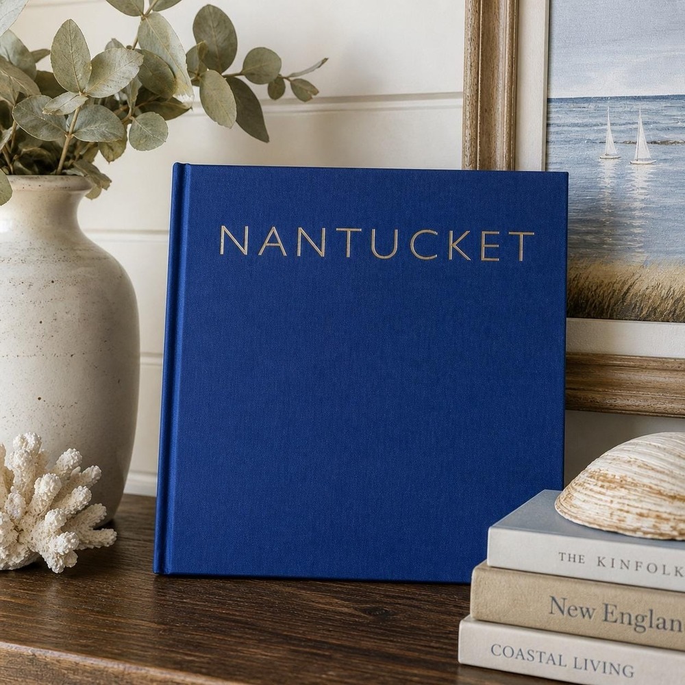 Nantucket Seasons Island Hazlegrove Coffee Table Book Coastal Decor 1995 HC